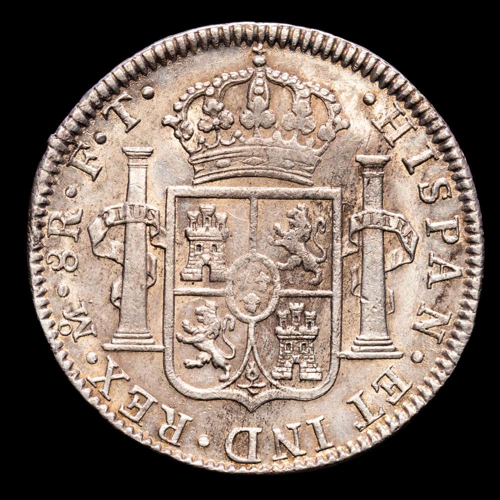 Carlos IV. 8 Reales. (26,92 g.). México. 1803. F·T. AC-912. MBC+ ...