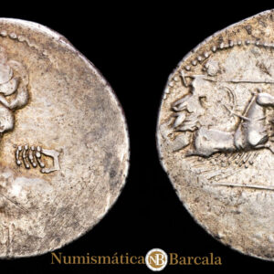 C. Licinius. Denario de plata (4,01 g.). Roma, 84 A.C. Craw-354. MBC+