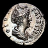 Diva Faustina. Denario de plata (3,11 g.). Roma, 140-141 d.C. RIC 363. VF