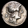 Caecilia. Denario de plata (3,51 g.) Roma, 128 a.C. Craw-261. MBC