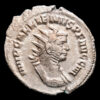 Galieno. Antoniniano plateado (2,98 g.). Roma, 257-258 a.C. PAX AVGG / T. RIC 157var. EBC