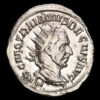 Trajano Decio. Antoniniano de plata (3,60 g.). Roma, 250 a.C. ADVENTVS AVG. RIC 11b. EBC