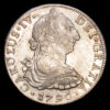 Carlos IV. 8 Reales (26,93 g.). 1790. México. Ensayador F.M. Escasa. Busto de Carlos III. EBC-