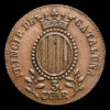 Isabel II. 3 Cuartos (7,33 g.).1846. Barcelona. CA-13. EBC-