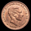 Alfonso XII. 5 Céntimos (4,94 g.). 1879. Barcelona. AC-6. EBC-