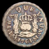 Carlos III. 1/2 Real (1,58 g.). 1761. México. Ensayador M. AC-177. MBC-