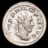 FIlipo I. Antoniniano de plata (3,75 g.). 244-249 d.C. FIDES EXERCITVS. RIC-IV.III.62. XF. Restos de brillo original