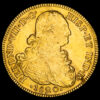 Fernando VII. 8 escudos (26,95 g.). 
Nuevo Reino (Colombia). 1820. Ensayador J·F. AC-1859. MBC+.