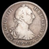 Carlos III. 8 reales (26,45 g.). México. 1772. Ensayador F·M. CA-1105. MBC. Ceca y ensayadores inventados.