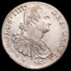 Carlos IV. 8 reales (27,04 g.). México. 1806. Ensayador T·H. SC. Brillo original.