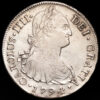 Carlos IV. 8 reales (26,90 g.). Lima. 1794. Ensayador I·J. MBC+.