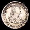 Fernando VII. 1/2 Real. (1,65g.). México. 1810. Ensayador H·J. AC-392. VF+.