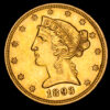 Estados Unidos. 5 Dólares. (8,38g.). USA. 1893. KM-101. . XF+. Coroned Head