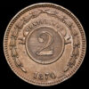 Paraguay – República. 2 Centésimos. (9,71g.). 1870. KM-3. VF+.