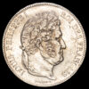 Francia – Louis Philippe I. 5 Francs. (24,89g.). Lille. 1835. Ensayador W. KM-749B. VF+.