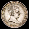 Isabel II. 1 Real. (1,56g.). Madrid. 1847. AC-299. EBC. Brillo original. Atractivo ejemplar.