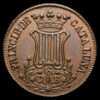 Isabel II. 6 Cuartos. (14,85g.). Barcelona. 1838. CA-6. EBC.