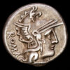 Caecilia. Denario. (3,9g.). Roma. 125 a.C. Craw-269/1. XF.