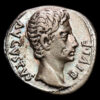 Augusto. Denario. (3,56g.). Lugdunum. 27 a.C. – 14 d.C. RIC-167. VF. IMP – X