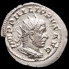 Filipo I. Antoniniano. (3,57 g.). Roma. 244-249 d.C. VIRTVS AVGG / Ԑ. RIC 10. EBC+. Brillo original.