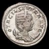 Otacilla Severa. Antoniniano. (3,86 g.). Roma, 248 d.C. SAECVLARES AVGG / IIII. RIC IV 116b. EBC+. Brillo original.