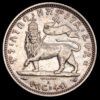 Ethiopia – Menelik II. 1/4 Birr (7,04 g.). 1889-A. KM-3. XF+.