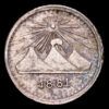 República de Guatemala – 1/4 Real (0,74 g.). 1881. KM-151. VF.