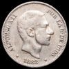 Alfonso XII. 50 Céntimos. (12,74g.). Manila. 1882. AC-118. MBC. Colonia española.