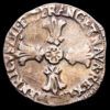 Francia y Navarra – Enrique IV. 1/4 de Ecu. (9,51g.). Rennes. 1609. Ensayador 9. DY-1224. MBC+. 1/2 Franco de Navarra