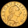 Carlos III. 1/2 Escudo (1,80 g.). Madrid. 1763. Ensayador J·P. AC-1246. EBC-. Restos de brillo original.