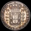 Brasil. Joannes. 960 Reis (26,83 g.). Bahia. 1814. KM-326.1. XF. Acuñada sobre un 8 Reales de 1808.