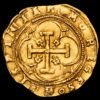 Juana y Carlos. 1 Escudo (3,29 g.). Segovia. (1504-1555). Ensayador P. CA-194. VF. Muy raro.
