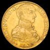 Fernando VII. 8 Escudos (26,86 g.). Lima (Perú). 1809. Ensayador J·P. AC-1754. MBC+/EBC-. Restos de brillo original. Escasa. Hojas saltadas.