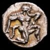 Antigua Grecia – Tritartemorion (1 1/12 STATER) (1,09 g.). Thasos-Hemihekton, 510-520 a.C. ROSEN 144. XF-. R-2.