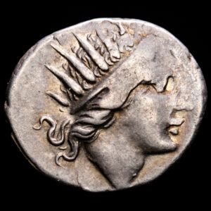 Maroneia en Tracia 148BC Auténtico Moneda Antiguo Griego Apolo Asclepio i63507 