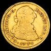 Carlos III. 2 Escudos. (6,69 g.). Popayán (Colombia). 1774. Ensayador J·S. AC-1631. MBC. Escasa