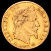 Francia – Napoleón III. 5 Francs. (1,59 g.). París (A). 1864. KM-803.1. MBC+. Restos de brillo original.