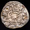 Jaime II. Dinero. (0,73 g.). Barcelona. (1291-1327). CRUS-344. MBC.