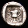 Antigua Grecia – Beocia. Hemidracma. (2,51 g.). Tebas. 338-315 a.C.. S-2385. VF+.