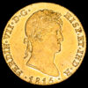 Fernando VII. 4 Escudos. (13,55 g.). Madrid. 1815. Ensayador G·J. AC-1710. EBC+. Restos de brillo original. Rayas en anverso.