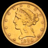Estados Unidos. 5 Dollars. (8,36 g.). Filadelfia. 1880. P143. VF+.