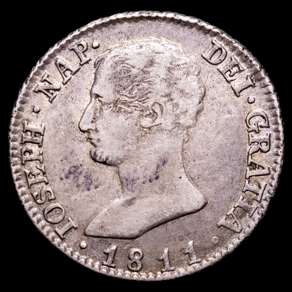 José Napoleón. 4 Reales. (5,73 g.). Madrid. 1811. Ensayador A·I. AC-15. VF.