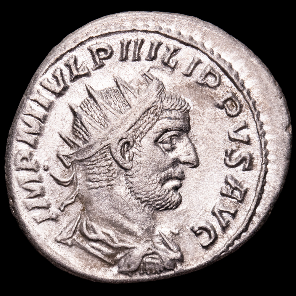 Filipo I. Antoniniano. (4,59 g.). Roma. 247 d.C.. RIC-IV-75a. MBC+. R: PM TR P II COS PP. Rara