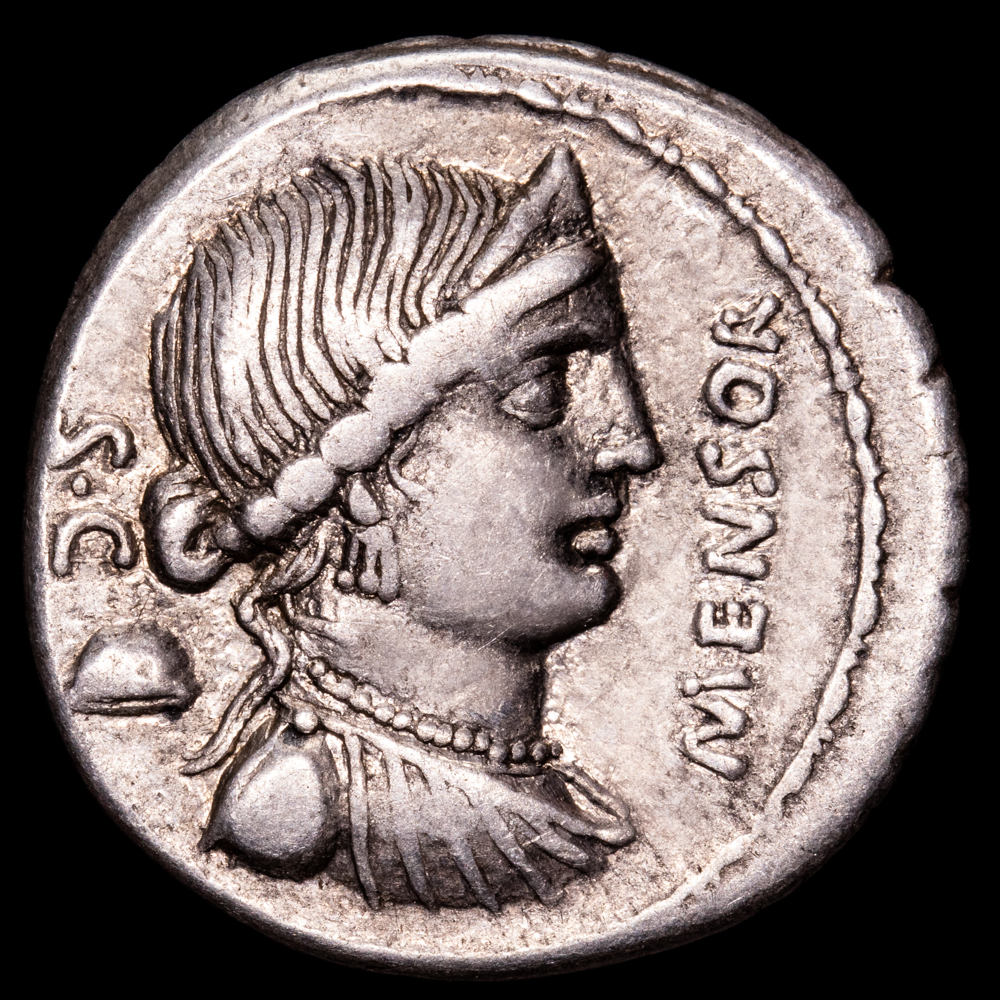 Farsuleia. Denario. (3,93 g.). Roma. 75 a.C.. FFC-706. MBC+. R: L-FARSULE