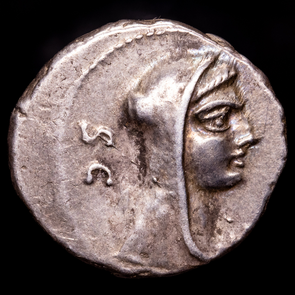 Sulpicia. Denario. (4,1 g.). Roma. 69 a.C.. CRAW-406/1. XF-. P.SULPICIO GALBA SC R: P.GALB