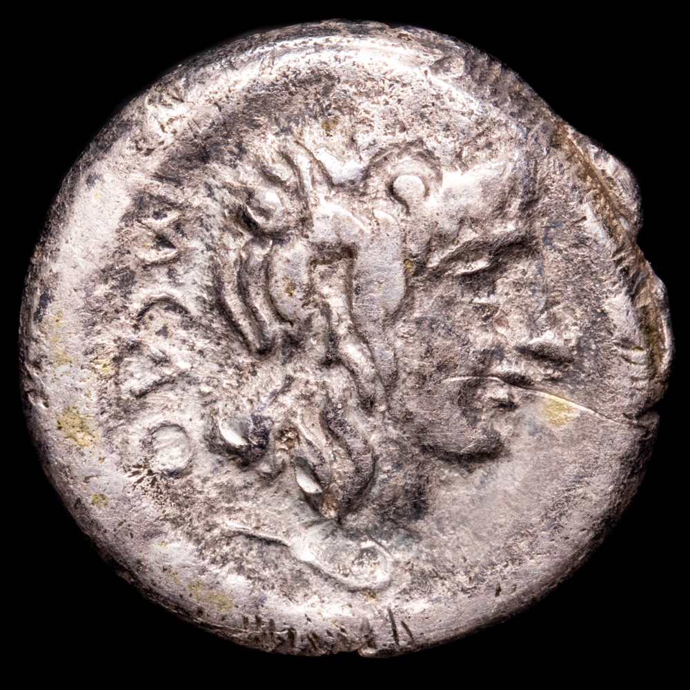 Porcius. Quinario. (1,9 g.). Roma. 89 a.C.. CRAW-343.2A. MBC.