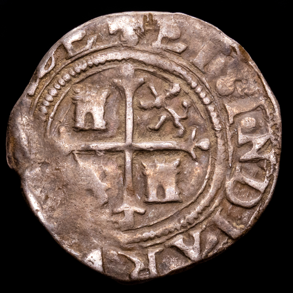 Felipe II. 1/2 Real. (1,65 g.). Mexico. (1156-1598). Ensayador O. AC-126. MBC+. Muy escasa