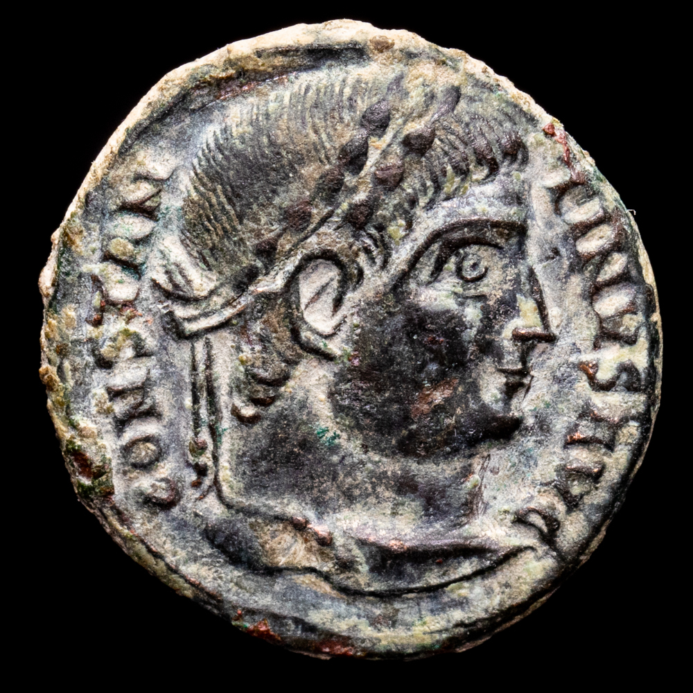 Constantino I. Follis. (3,4 g.). Thessalonica. 326-328 d.C.. RIC-153. MBC+.