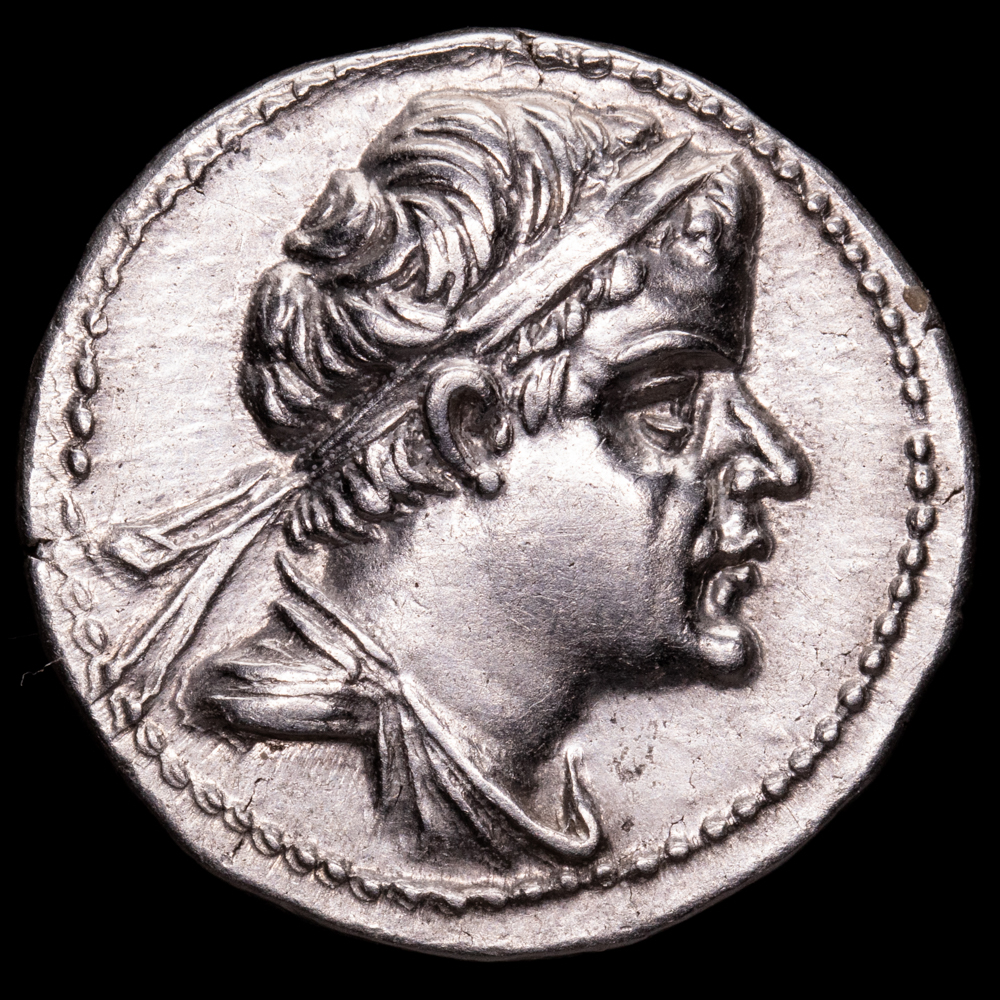 Greco-Baktrian – Eukratides I. Dracma. (4,25 g.). 170-145 a.C.. HGC-12135. MS. Brillo original.