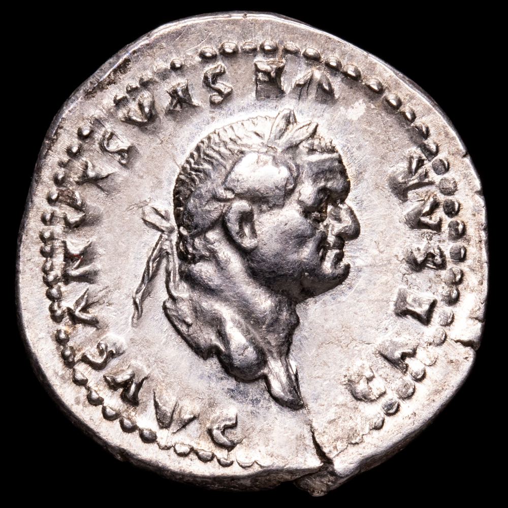 Vespasiano. Denario. (3,51 g.). Roma. 69-79 d.C.. RIC-980. EBC. Brillo original. R: IMP – X – X